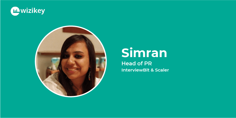 DATA is the key: Simran Thakur of InterviewBit & Scaler